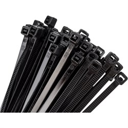 Нейлоновые стяжки SUPRLAN 3.6х200 мм черная UV - фото 14876289