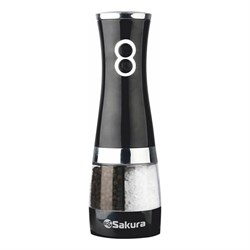 Электрическая двусторонняя мельница для соли и перца SAKURA SA-6642BK - фото 14876382