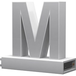 Светодиодная буква ABCMIX М - фото 14876999