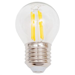 Светодиодная лампа Volpe LED-G45-4W/4000K/E27/CL/SLF - фото 14877343