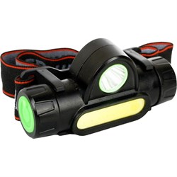 Комбинированный аккумуляторный налобный светодиодный фонарь Ultraflash E1340 - фото 14877885
