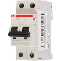 Автомат ABB S202 2п C 40А 6кА - фото 14878181