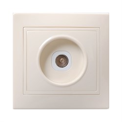 Одноместная телевизионная розетка Generica КВАРТА - фото 14881109