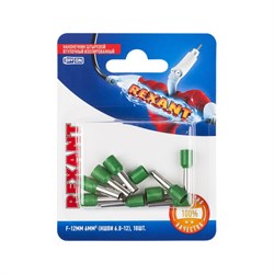 Штыревой втулочный изолированный наконечник REXANT НШВи 6.0-12 - фото 14881595