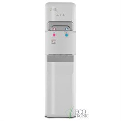 Пурифайер для воды ECOTRONIC V10-U4L напольный, НАГРЕВ/ОХЛАЖДЕНИЕ КОМПРЕССОРНОЕ, 2 крана, белый 7258 - фото 14883305