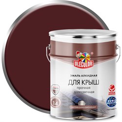 Алкидная эмаль для крыш Olecolor 4300004995 - фото 14883765