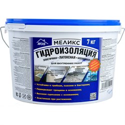 Латексная эластичная гидроизоляция Меликс MOS-7Г01 - фото 14885649