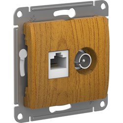 Двойная розетка Systeme Electric Glossa - фото 14885858