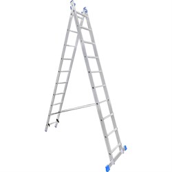 Двухсекционная алюминиевая лестница LadderBel LS210 - фото 14886222