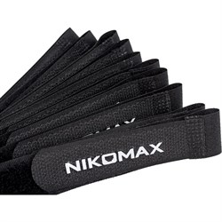 Стяжка-липучка NIKOMAX NMC-CTV290-20-HB-BK-10 - фото 14887154