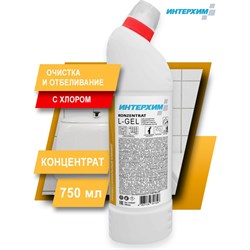 Гель-концентрат универсального средства очистки ИНТЕРХИМ с активным хлором 0.75 - фото 14887498