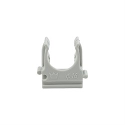Клипса для гофротрубы Электропласт 16KL100GR - фото 14887561