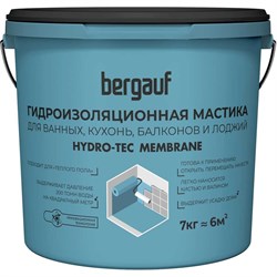 Гидроизоляционная мастика под плиточные облицовки Bergauf Hydro-Tec Membrane U - фото 14887624