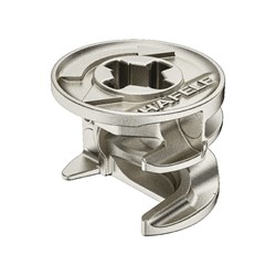 Никелированная корпусная стяжка Hafele Minifix 15/16 - фото 14890039