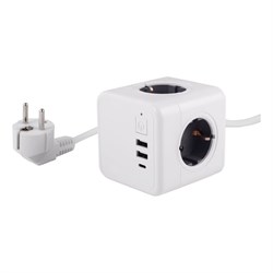 Удлинитель ROCKETSOCKET Cube Extended 4 Euro - фото 14890902