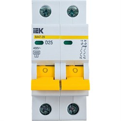 Автоматический выключатель IEK ВА47-29 - фото 14892350