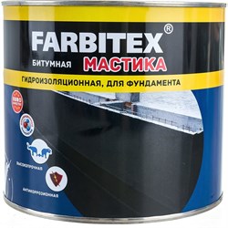 Гидроизоляционная битумная мастика Farbitex 4300003453 - фото 14893665
