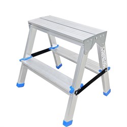 Комбинированная двухсторонняя стремянка LadderBel STR2-ST-2 - фото 14893732