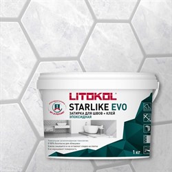 Эпоксидный состав для укладки и затирки мозаики Litokol STARLIKE EVO S.105 BIANCO TITANIO - фото 14894601