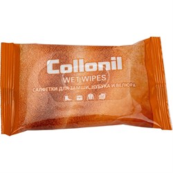 Влажные салфетки для замши, нубука и велюра Collonil WWN15 - фото 14895594