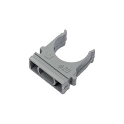 Клипса для гофротрубы Электропласт 20KL100GR - фото 14896477