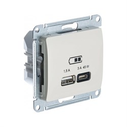 Розетка Systeme Electric Glossa - фото 14898904