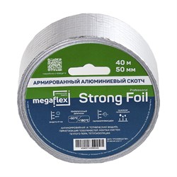 Армированная алюминиевая клейкая лента Megaflex strong foil - фото 14901843