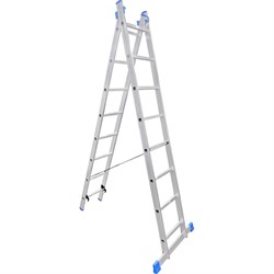 Двухсекционная алюминиевая лестница LadderBel LS208 - фото 14901850