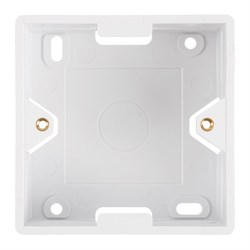 Настенная коробка под лицевые панели и розетки NIKOMAX NMC-BB80X80-WT - фото 14902865