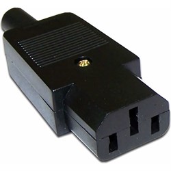 Разборная электрическая розетка LANMASTER LAN-IEC-320-C13 - фото 14904628