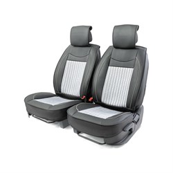 Каркасные накидки на передние сиденья CarPerformance CUS-2072 BK/GY - фото 14905185