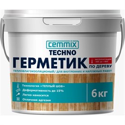 Акриловый герметик для дерева CEMMIX Теплый шов - фото 14905987