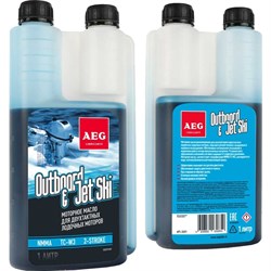 Моторное масло для 2Т лодочных моторов AEG Lubricants Outboard&JetSki 2Т Oil NMMA TC-W3 - фото 14910435