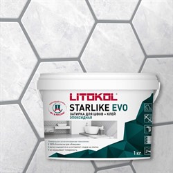 Эпоксидный состав для укладки и затирки мозаики Litokol STARLIKE EVO S.110 GRIGIO PERLA - фото 14911673