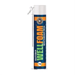 Полиуретановая бытовая всесезонная монтажная пена WELLCHEM WF750B - фото 14913151