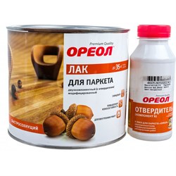Двухкомпонентный лак для паркета для внутренних Ореол 6263 - фото 14914501