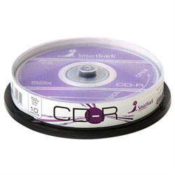 Диски CD-R SMARTTRACK, 700 Мб 52x Cake Box (упаковка на шпиле), КОМПЛЕКТ 10 шт., ST000148 - фото 14917612