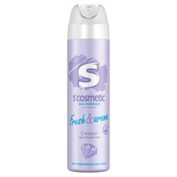 Дезодорант-антиперспирант женский 145 мл, S’COSMETIC "Fresh & aroma", СИБИАР, 5-05.01.026.15 - фото 14922974