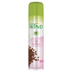 Освежитель воздуха аэрозольный 300 мл, GOLD WIND "Coffee", СИБИАР, 5-02.04.254.06 - фото 14922990