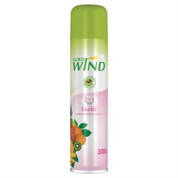 Освежитель воздуха аэрозольный 300 мл, GOLD WIND "Exotic", СИБИАР, 5-02.04.259.06 - фото 14922991