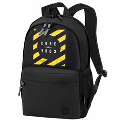 Рюкзак BRAUBERG FASHION CITY универсальный, 2 отделения, "Core", черный, 46х31х15 см, 273838 - фото 14927432