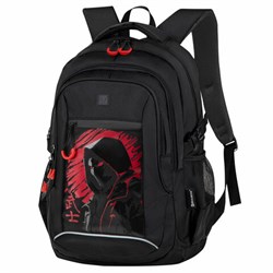 Рюкзак BRAUBERG CONTENT универсальный, 3 отделения, светоотражающий принт, "Red Moon", 47х33х18 см, 273843 - фото 14927435