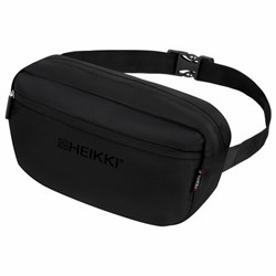 Сумка на пояс HEIKKI RIO (ХЕЙКИ) регулируемый ремень, черная, 28х16х9 см, 273886 - фото 14927470