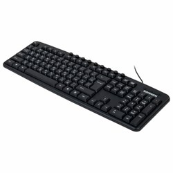 Клавиатура проводная SONNEN KB-8137, USB, 104 клавиши + 9 дополнительных, мультимедийная, черная, 512652 - фото 14927587