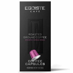 Кофе в капсулах EGOISTE "ETHIOPIA" для кофемашин Nespresso, 10 порций, арабика 100%, ФРАНЦИЯ, EG05012003 - фото 14933863