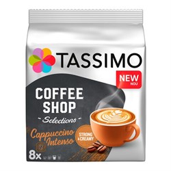 Кофе в капсулах "Cappuccino Intenso" для кофемашины TASSIMO, 8 порций - фото 14933873