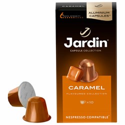 Кофе в капсулах JARDIN "Caramel" для кофемашин Nespresso, 10 порций - фото 14933875
