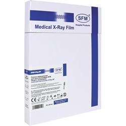 Рентгеновская пленка синечувствительная, SFM X-Ray BF, КОМПЛЕКТ 100 л., 18х24 см, 629027 - фото 14936066