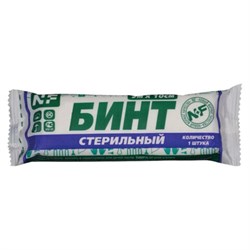 Бинт нетканый стерильный 10 см х 5 м, индивидуальная упаковка, NF - фото 14936180