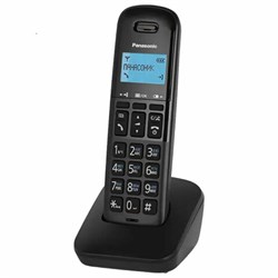 Радиотелефон PANASONIC KX-TGB610RUB, память 50 номеров, АОН, повтор, часы/будильник, чёрный - фото 14939123
